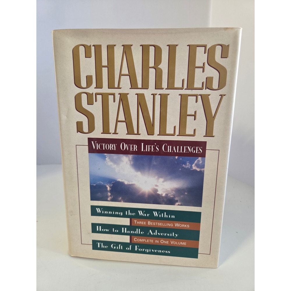 Charles Stanley Victory Over Life's Challenges Hardcover 3 Works in 1 Volume